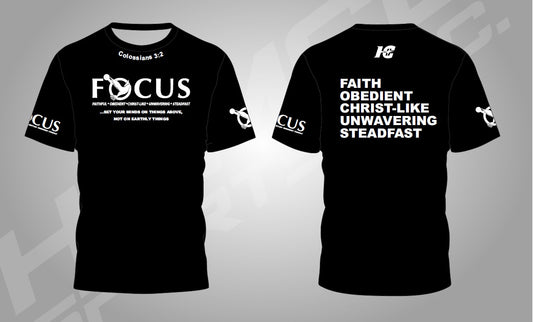 Inspirational  Shirt  (I-Shirt)  Unisex Short Sleeve   –  FOCUS